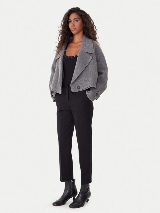 ViCOLO ViCOLO Übergangsjacke TF0026 Grau Regular Fit