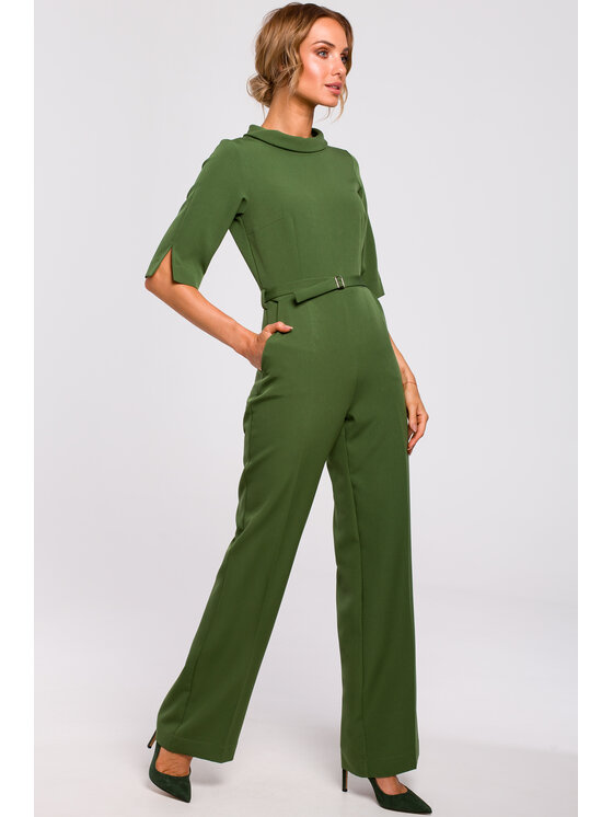 Made of Emotion Made of Emotion Jumpsuit M463 Verde Custom Fit