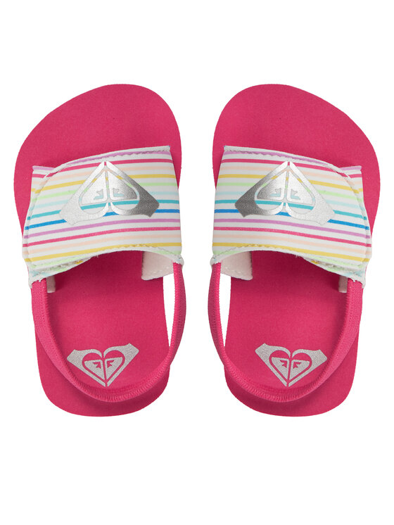 Roxy Roxy Sandały AROL100012 Różowy