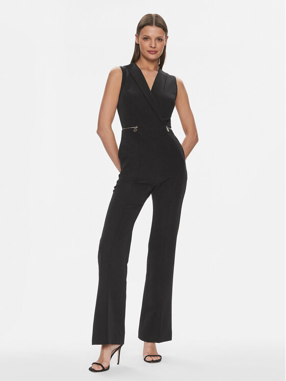 Rinascimento Overal CFC0117767003 Čierna Regular Fit
