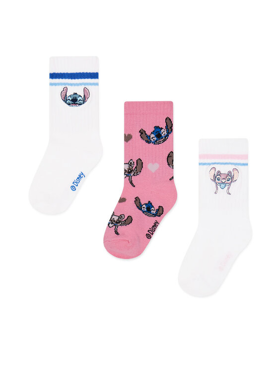 Disney Classics Șosete lungi ACCCS-SS26-102DCLS(3-PACK) Alb