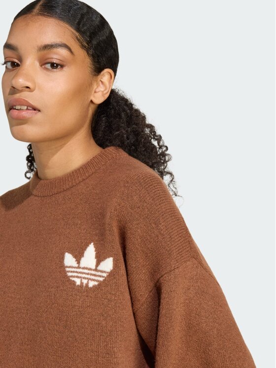 adidas adidas Bluza 156495 Brązowy Loose Fit