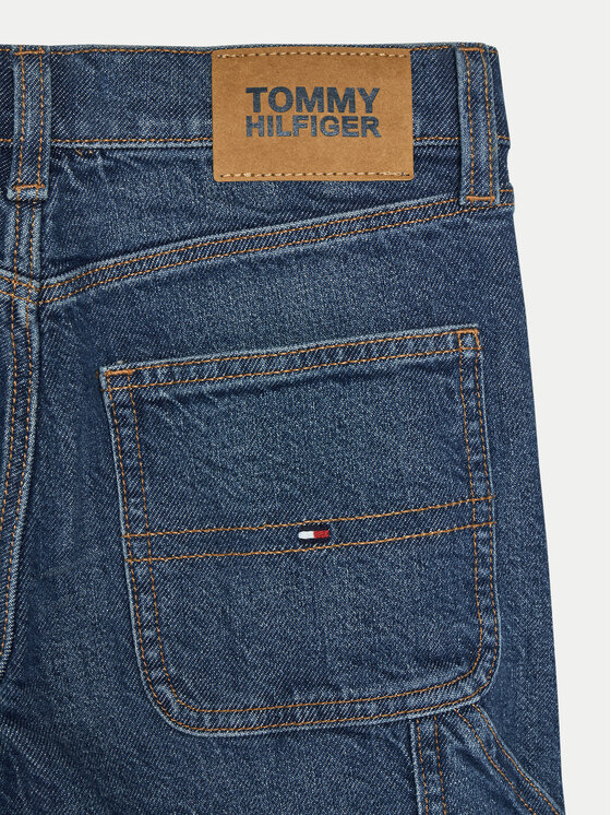 Tommy Hilfiger Tommy Hilfiger Džínsové šortky KB0KB09322 Tmavomodrá Regular Fit
