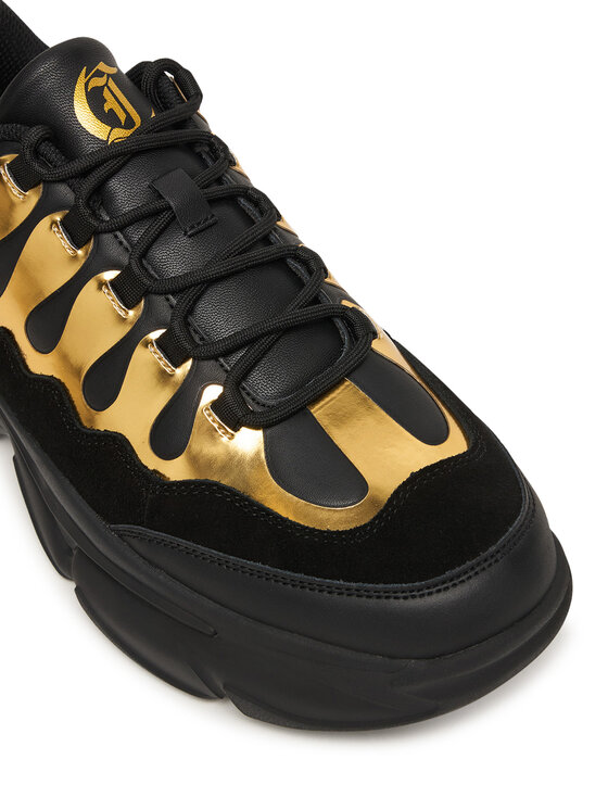 Just Cavalli Just Cavalli Sneakersy 79QA3SA2 ZPB56 Černá