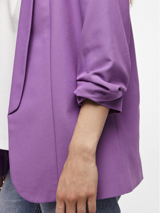 Pieces Pieces Švarkas Bosella 17090996 Violetinė Regular Fit
