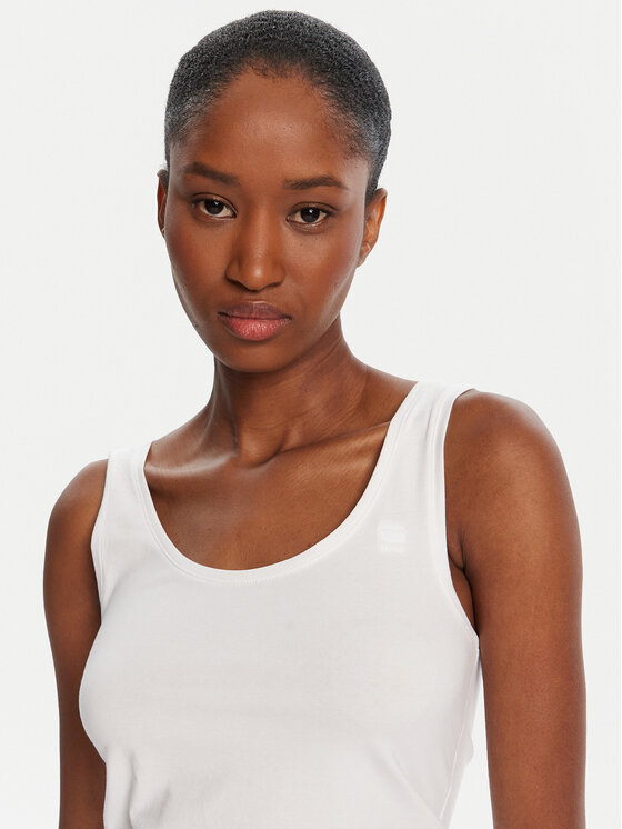 G-Star Raw G-Star Raw Top Base D07210-3310 Bijela Slim Fit