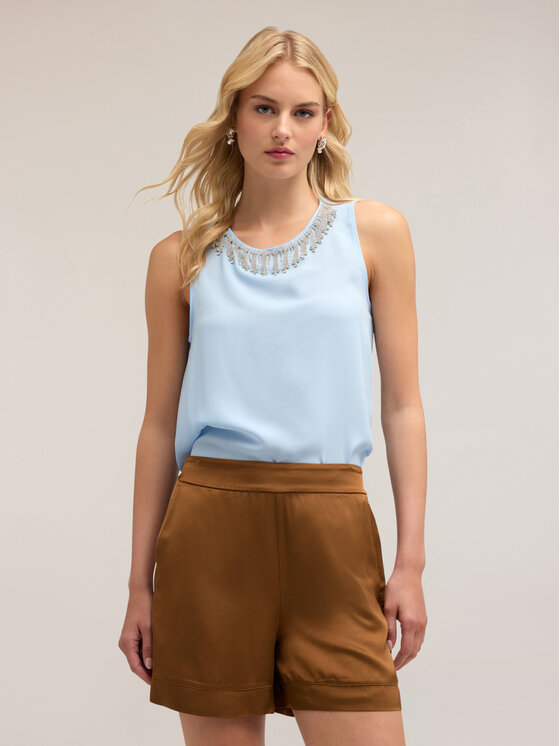 Motivi Motivi Top D000Q000505N004 Turchese Regular Fit