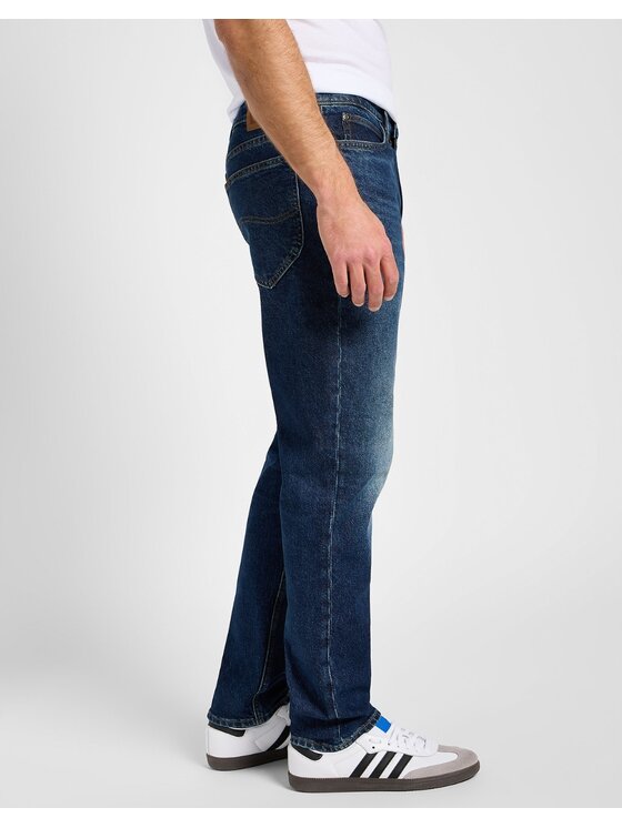 Lee Lee Jeansy Rider Niebieski Slim Fit