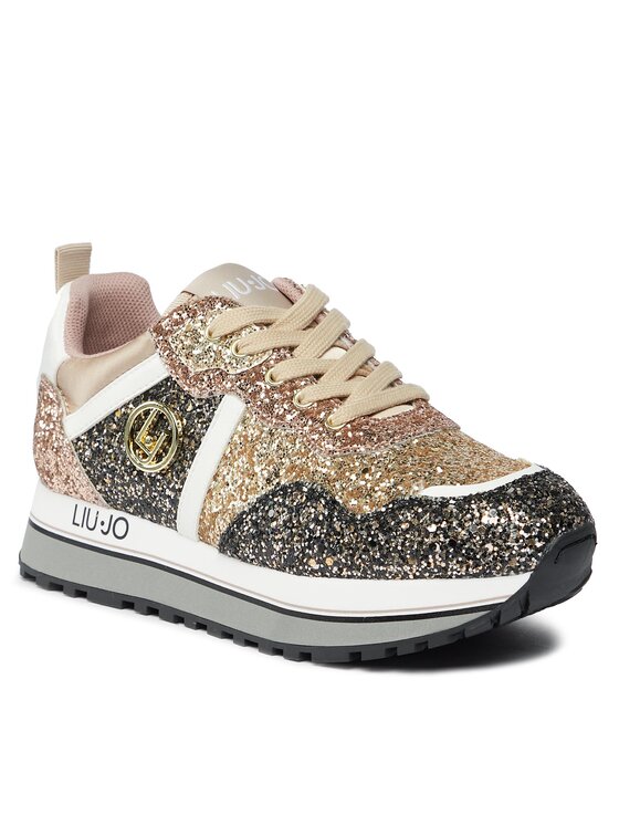 Liu Jo Liu Jo Sneakersy Maxi Wonder 604 4F3301 TX007 D Złoty