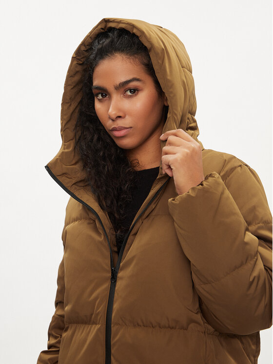 YAS YAS Puhovka 26031874 Rjava Regular Fit