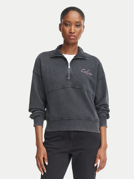 Calvin Klein Jeans Calvin Klein Jeans Суитшърт LV047H239G Черен Regular Fit