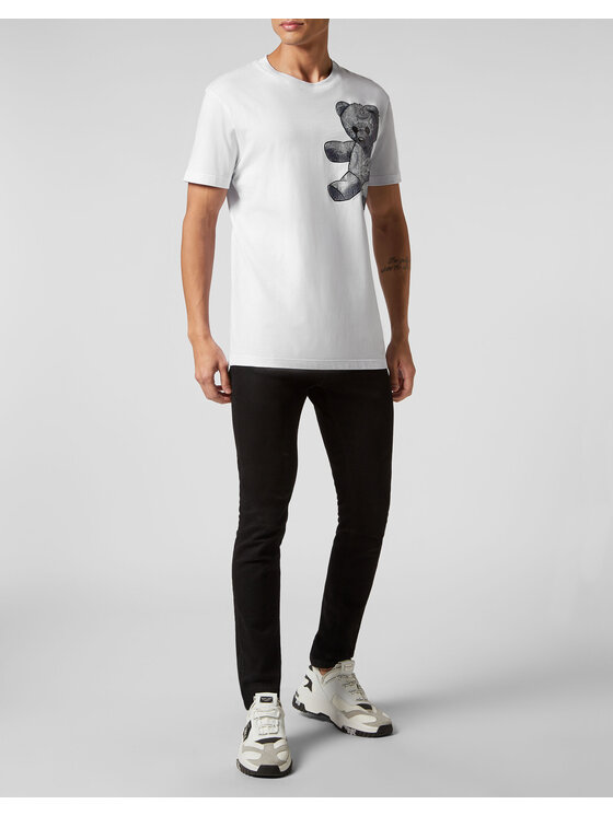 PHILIPP PLEIN PHILIPP PLEIN T-Shirt 721 Biały Regular Fit
