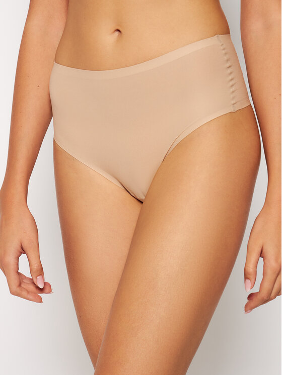 Chantelle Brazílske nohavičky s vysokým pásom Soft Stretch C10690 Béžová