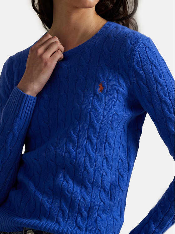 Polo Ralph Lauren Polo Ralph Lauren Sweter 211971865006 Niebieski Slim Fit
