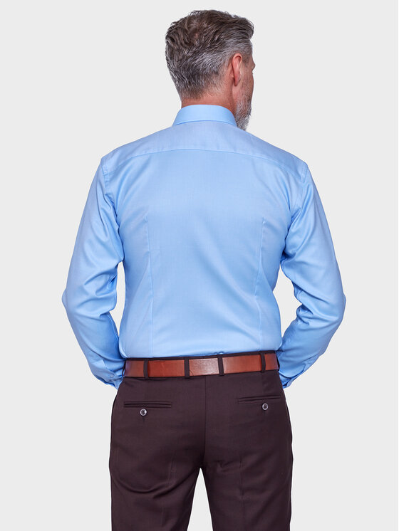 VILLARO VILLARO Koszula 251DAREGULAR Niebieski Regular Fit