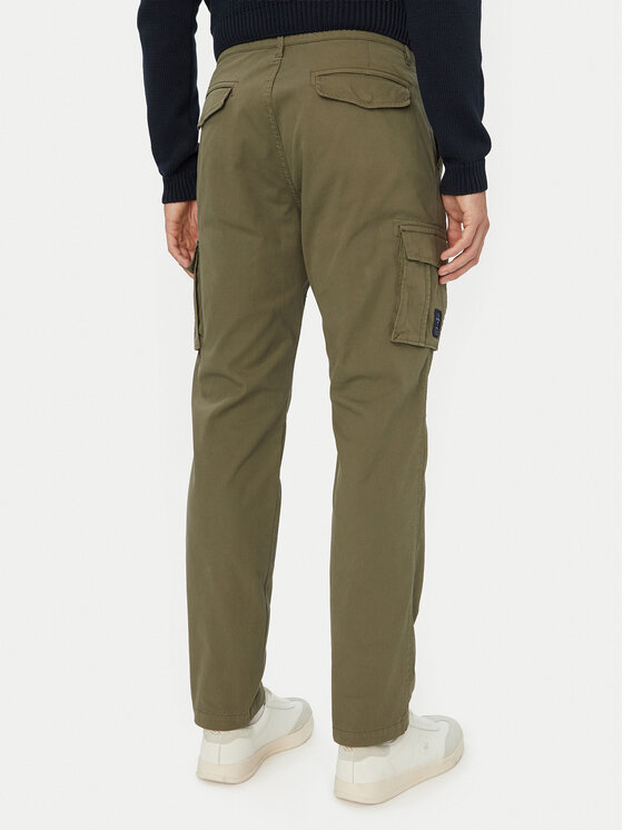 Aeronautica Militare Aeronautica Militare Cargo stiliaus kelnės 262PA1329UCT02443 Žalia Regular Fit