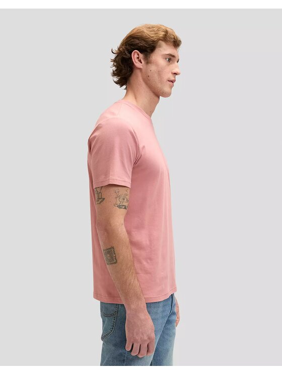 Lee Lee T-Shirt SS PATCH LOGO TEE Pomarańczowy Regular Fit