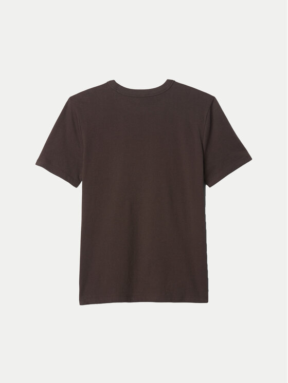 Gap Gap T-Shirt 605364 Brązowy Regular Fit