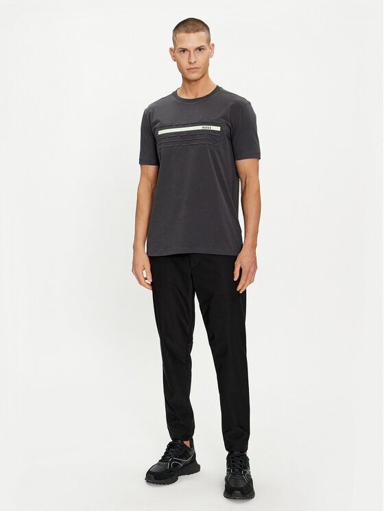 BOSS Boss Majica 50513010 Siva Regular Fit