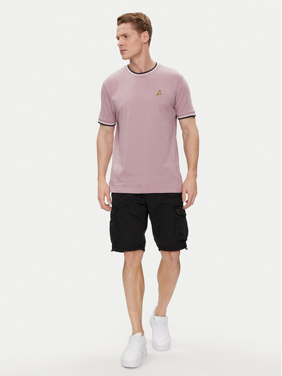 Brave Soul Brave Soul T-Shirt MTS-149FEDERERF Różowy Straight Fit