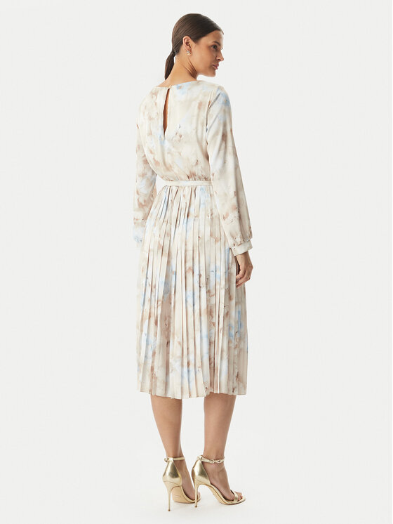 Rinascimento Rinascimento Abito da cocktail CFC0127960003 Beige chiaro Regular Fit