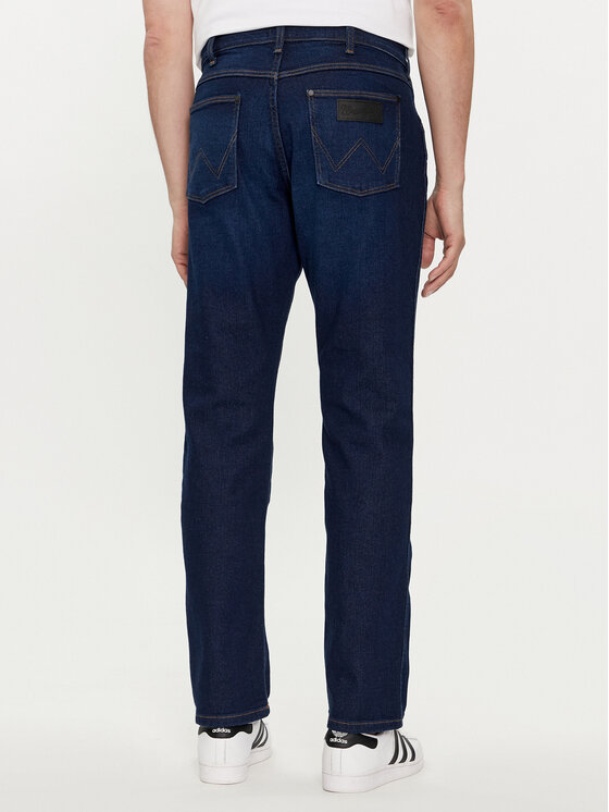 Wrangler Wrangler Teksad Greensboro 112350837 Tumesinine Straight Fit