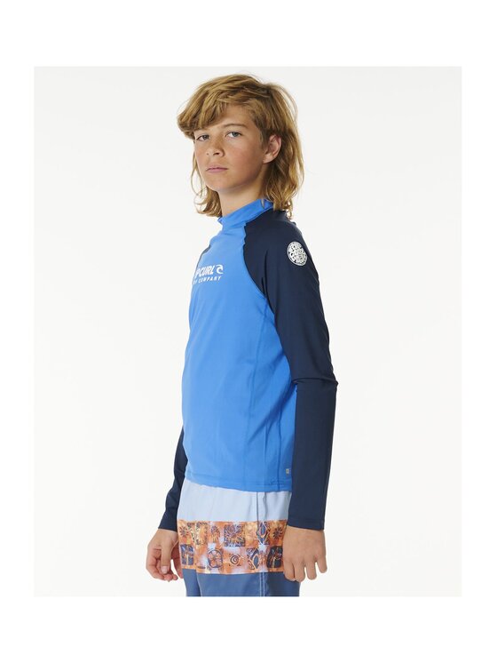 Rip Curl Rip Curl Koszulka do pływania Shock Upf L/S-Boy Niebieski