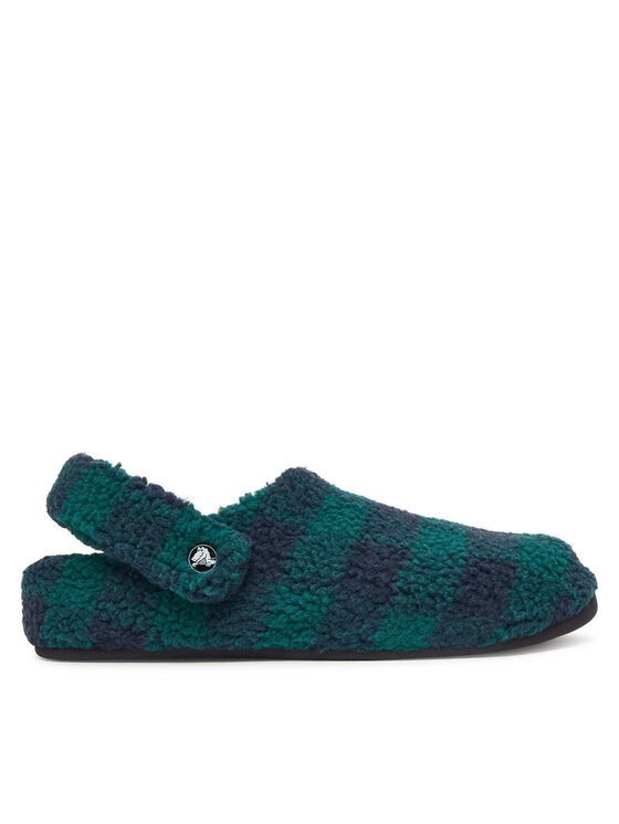 Crocs Crocs Bačkory Classic Buffalo Check Cozzzy 210755 Zelená
