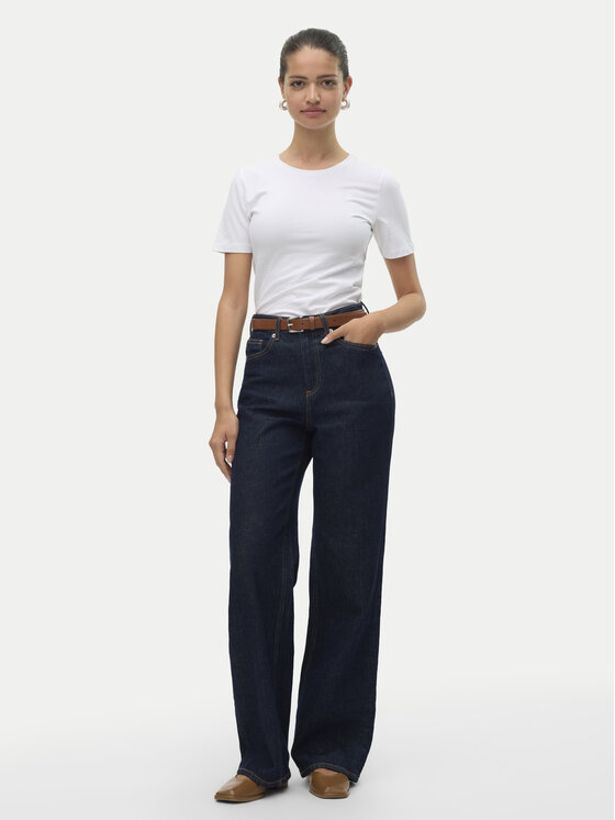 Vero Moda Vero Moda Tričko Lulu 10323755 Biela Regular Fit
