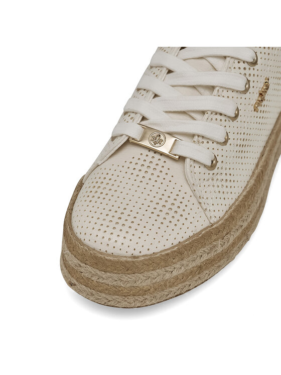 Rieker Rieker Sneakersy 94005-80 Bílá