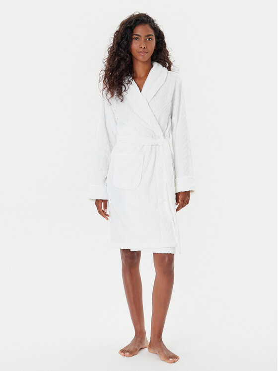 LAUREN RALPH LAUREN Szlafrok ILN42455 Biały