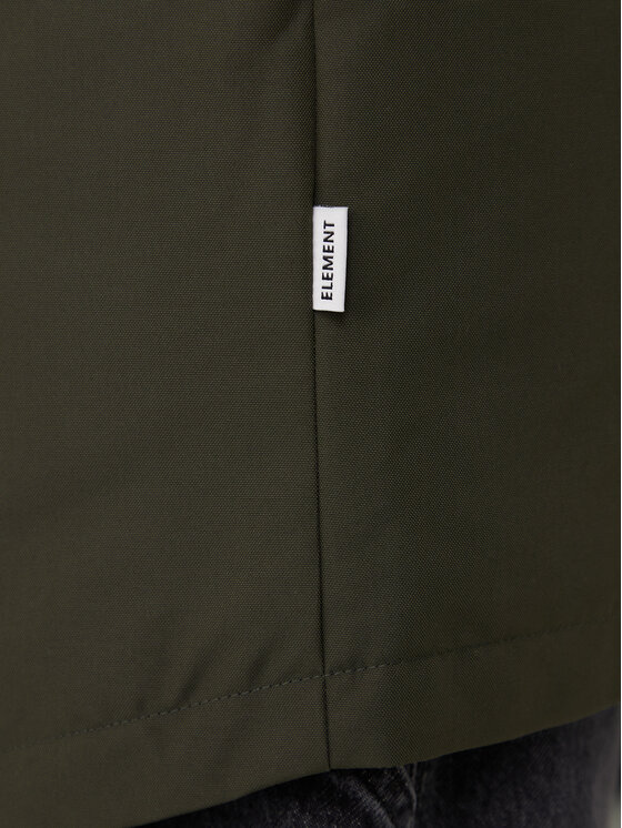 Element Element Parka Fishtail ELYJK00270 Zielony Relaxed Fit