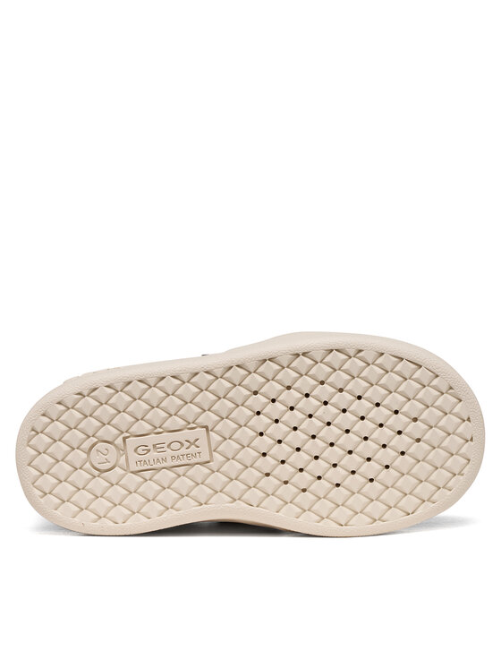 Geox Geox Sneakersy B Eclyper Boy B555LA 000BC C1M4B Kremowy