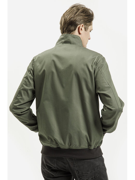Cross Jeans Cross Jeans Kurtka bomber 40292-002 Khaki Regular Fit