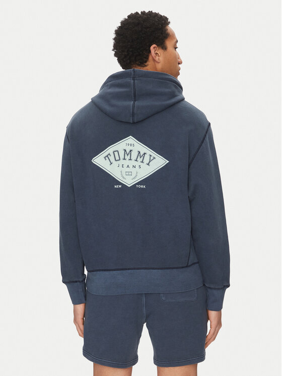 Tommy Jeans Tommy Jeans Pulóver Varsity DM0DM20840 Sötétkék Relaxed Fit