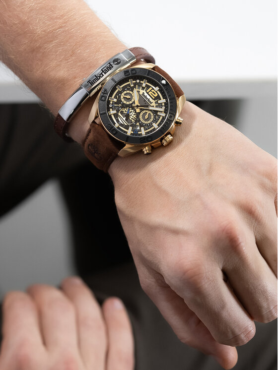 Timberland Timberland Zegarek TBL.TDWGF0041702 Brązowy