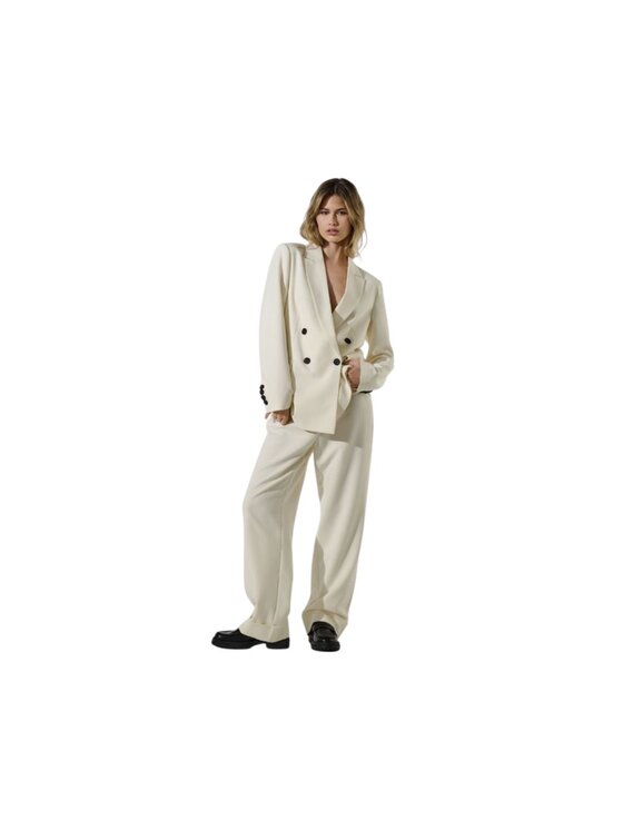 ONLY ONLY Pantaloni da donna Onlcasey life cropped pant Beige Cropped Fit