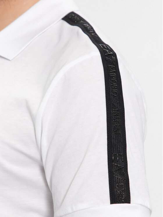 EA7 Emporio Armani EA7 Emporio Armani Поло 3DPF23 PJ02Z 1100 Білий Regular Fit