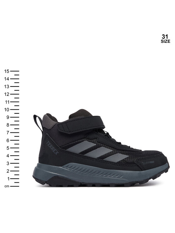 adidas adidas Трекінгові черевики Terrex Anylander Mid Climaproof Children Hiking Shoes KJ2668 Чорний