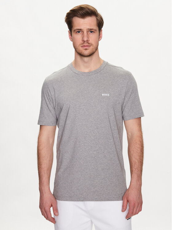 Boss Тишърт 50475828 Сив Regular Fit