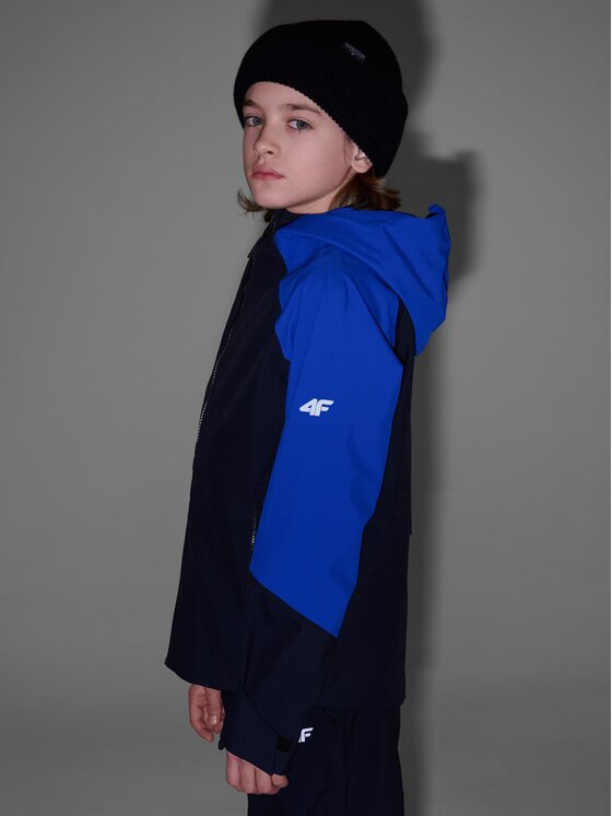 4F 4F Outdoorová bunda 4FJWSS25TTJAM681-36S Modrá Regular Fit