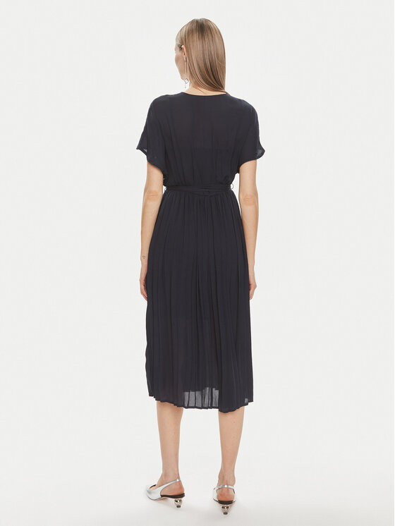 ONLY ONLY Koktejlové šaty Stacia 15319229 Tmavomodrá Regular Fit