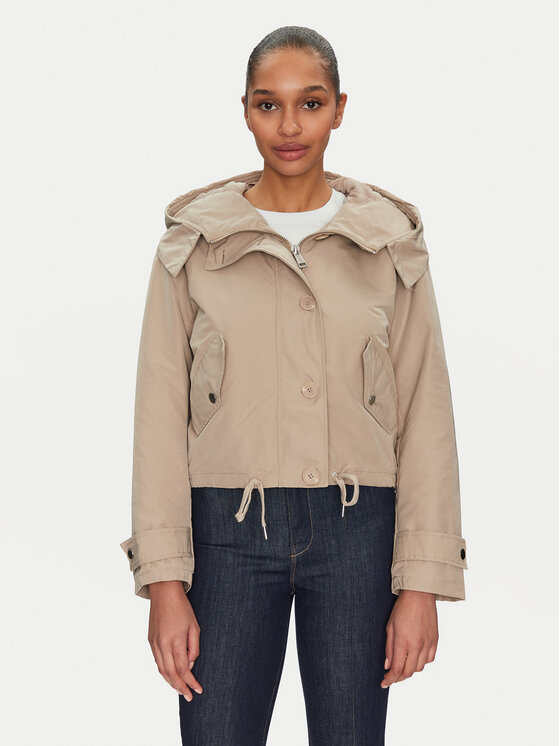 Guess Guess Átmeneti kabát W5RL13 WGWD2 Barna Regular Fit