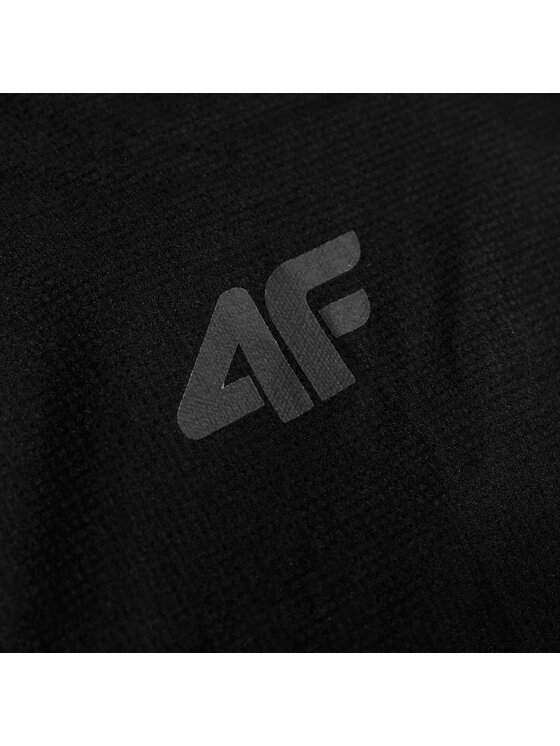 4F 4F Kurtka przeciwdeszczowa TJACF025 Czarny Comfortable Fit
