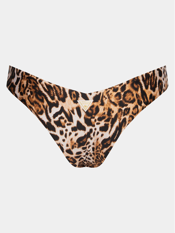 Guess Guess Spodní část bikin E4GO17 MC04R Hnědá