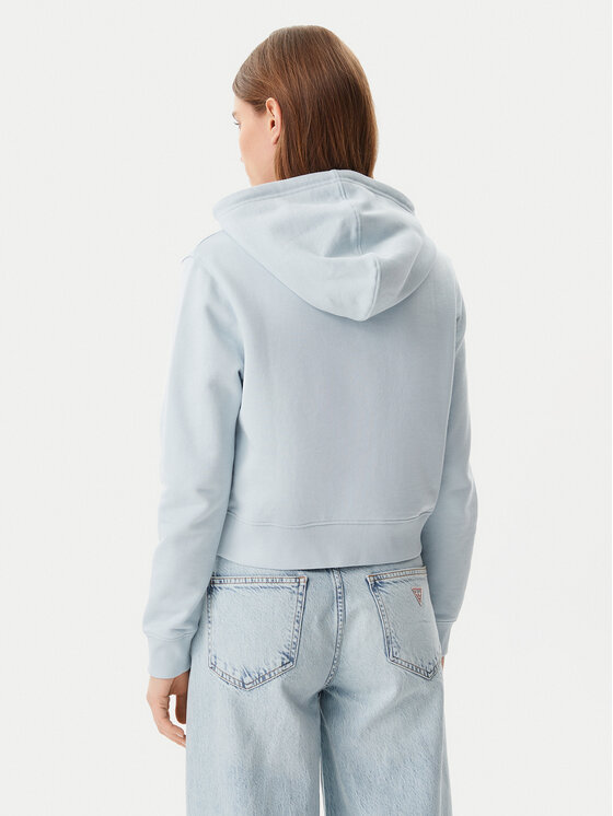 Guess Jeans Guess Jeans Світшот W5GQ22 K68I4 Блакитний Regular Fit