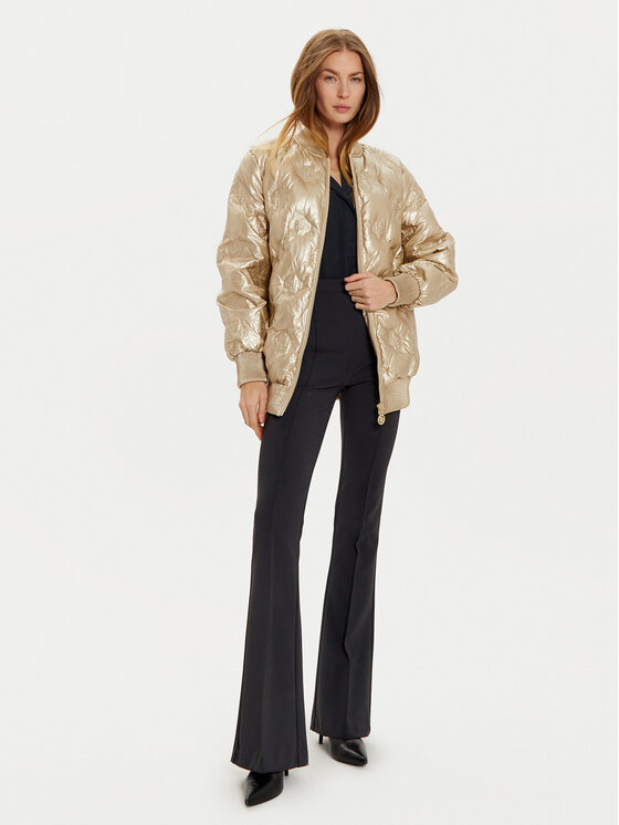 Guess Guess Giacca in similpelle Marianne W4BL60 WGB20 Oro Regular Fit