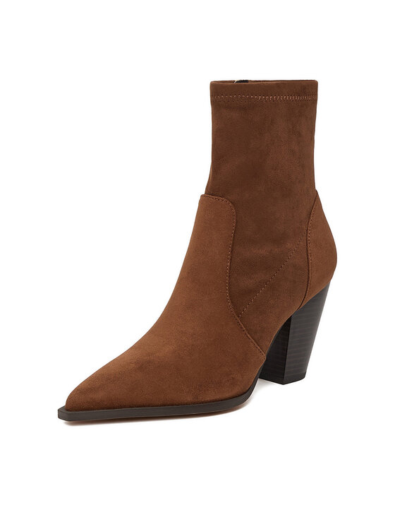 Nine West Nine West Μποτάκια EO-LBT805720-2 Ανοιχτό καφέ