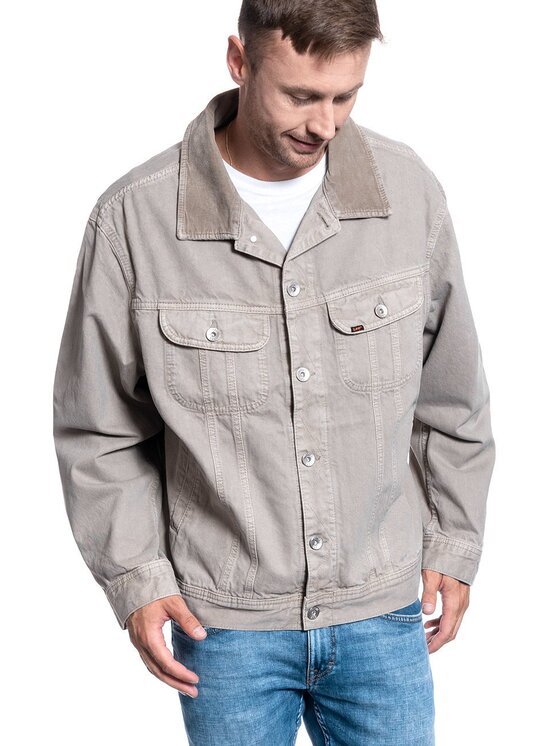 Lee Lee Giacca di transizione RIDER JACKET Beige Regular Fit