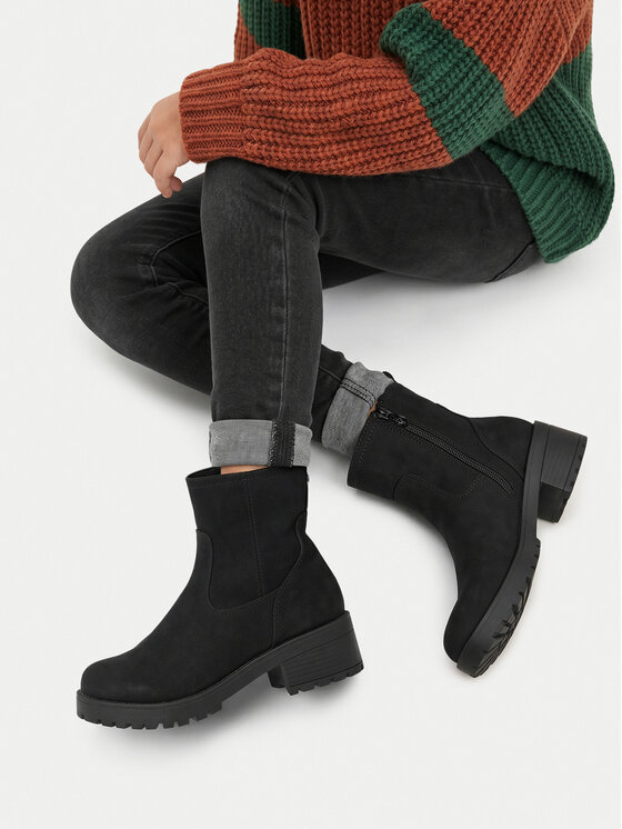 DeeZee Botine CEO-CS5859-05 Negru